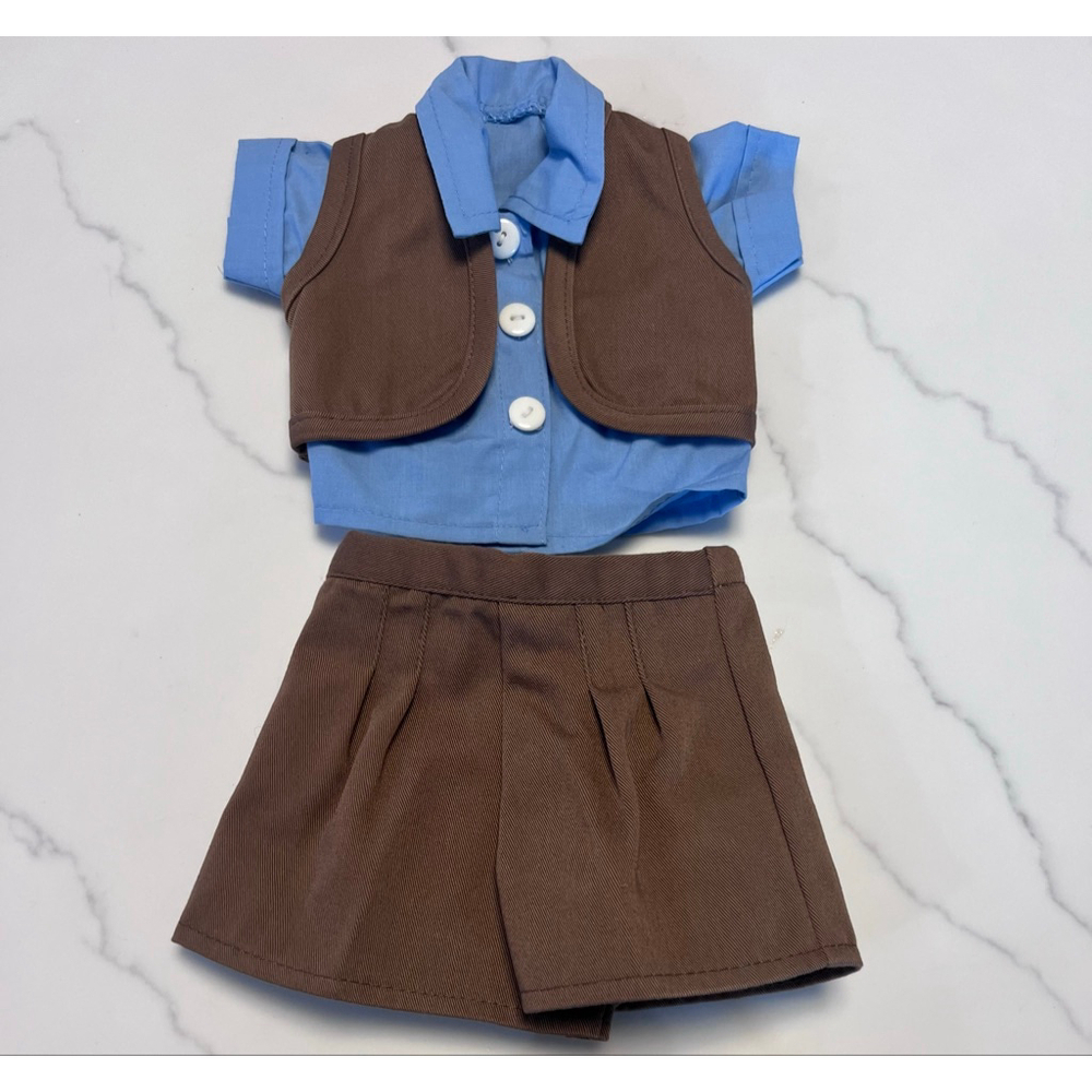 Doll Clothes for 18” American Girl Doll Brownie Girl Scout Outfit